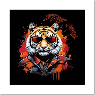 Tiger King Sunglasses Stay Cool Posters and Art